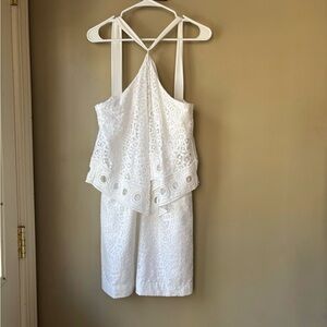 Lilly Pulitzer Pearson White Lace Dress 12 NWT